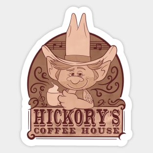 Hickory's Coffee House Sticker